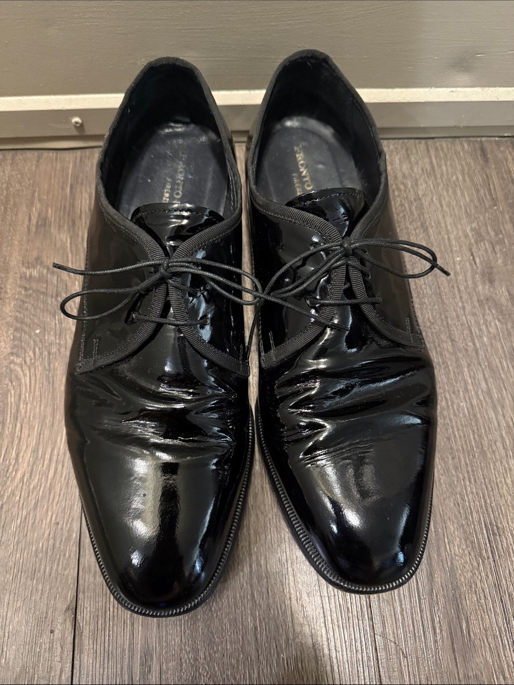 Pronto Uomo Patent Leather Dress Shoes